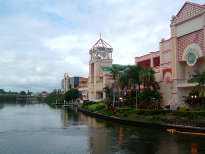 Pacific Fair and creek