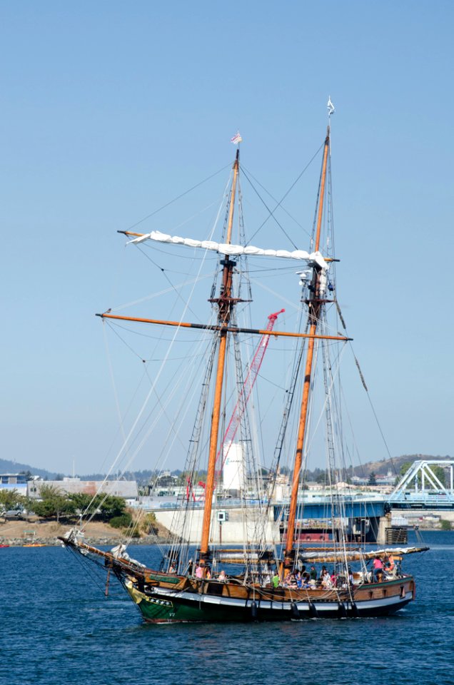 Pacific Swift schooner at Victoria Harbour