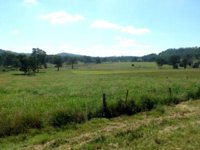 Paddocks along Tally Ho Road at Josephville, Queensland