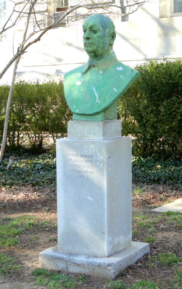 Pablo Neruda by Galvarino Ponce - Organization of American States - Washington, DC - DSC08365