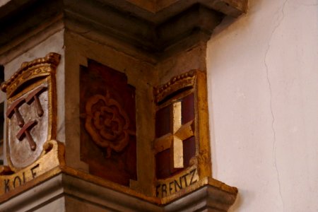 Paderborn - Dom - Dreifaltigkeitskapelle - Wappen am Portal - 1 photo