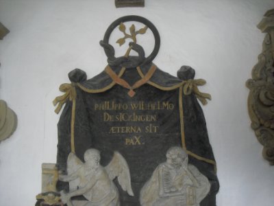 Paderborn - Dom - Epitaph Philipp Wilhelm Franz von Sickingen (3)