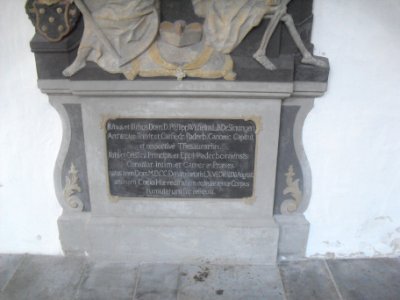 Paderborn - Dom - Epitaph Philipp Wilhelm Franz von Sickingen (2)