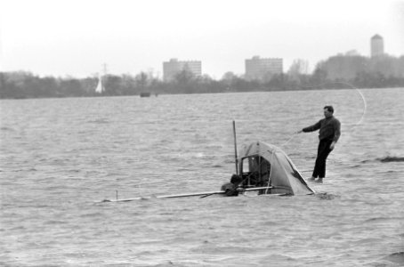 Paasregatta, zeilwedstrijden te Loosdrecht. Actiefotos tijdens zeilwedstrijden, Bestanddeelnr 921-2522