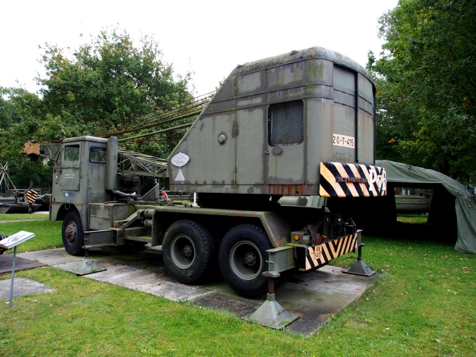 P en H kraan, Pawling & Harnischfeger kraan uit 1958, Geniemuseum Vught, photo 4