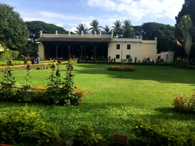 Outside Tipu Sultan's Summer Palace