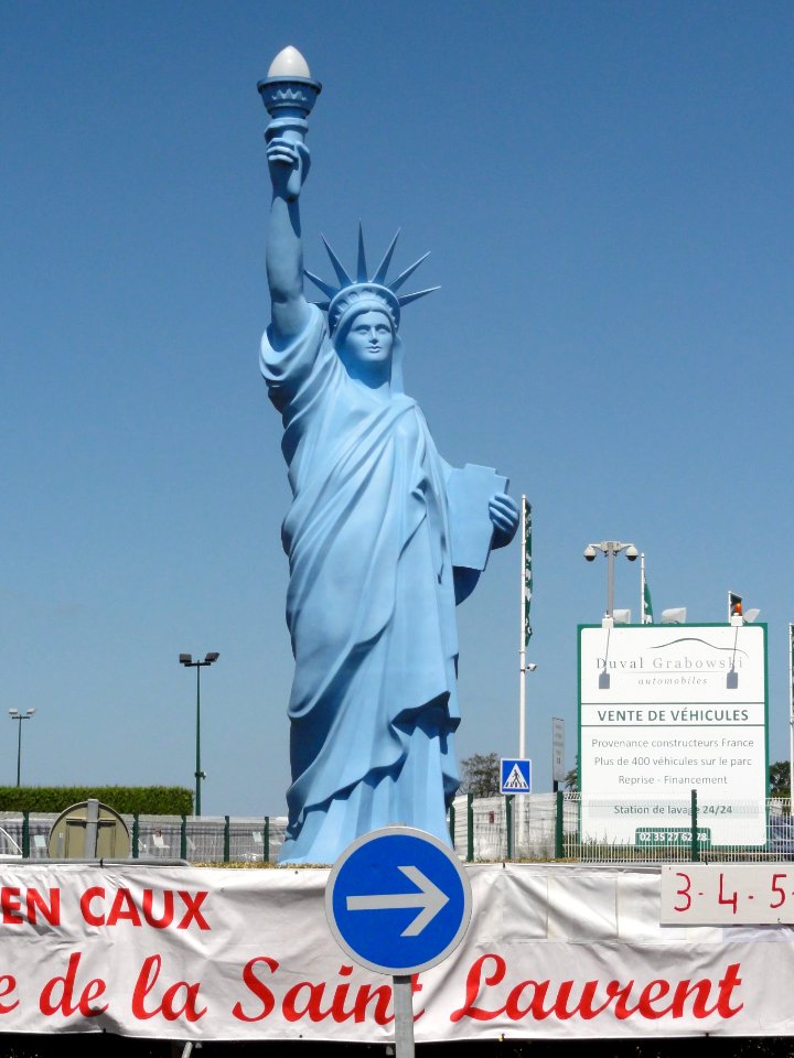 Ourville-en-Caux(Seine-Mar.) statue de la Liberté