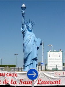 Ourville-en-Caux(Seine-Mar.) statue de la Liberté