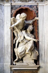 Santa-maria-del-popolo marble sculpture