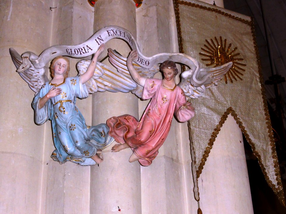 Ourville-en-Caux (Seine-Mar.) église Notre-Dame-de-l'Assomption, deux anges