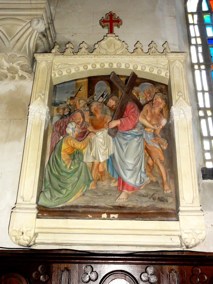 Ourville-en-Caux (Seine-Mar.) église, chemin de croix station 06