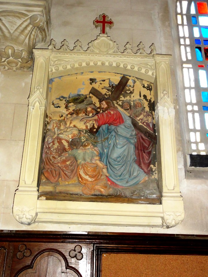 Ourville-en-Caux (Seine-Mar.) église, chemin de croix station 08