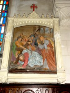Ourville-en-Caux (Seine-Mar.) église, chemin de croix station 03
