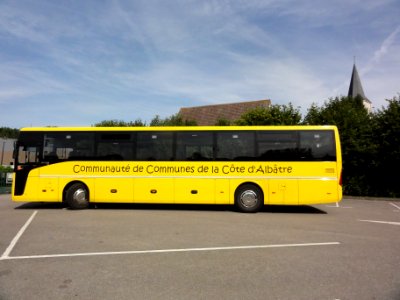 Ourville-en-Caux (Seine-Mar.) car scolaire CdC de la Côte d'Albâtre