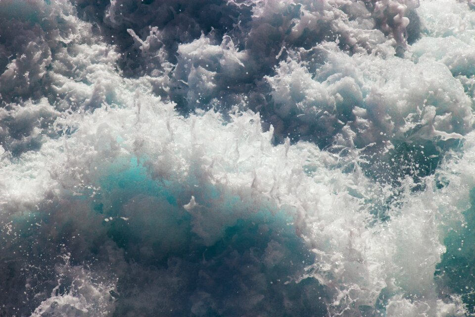 Splash nature blue