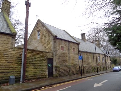 Outbuildings and attached wall to 53 Headingley Lane