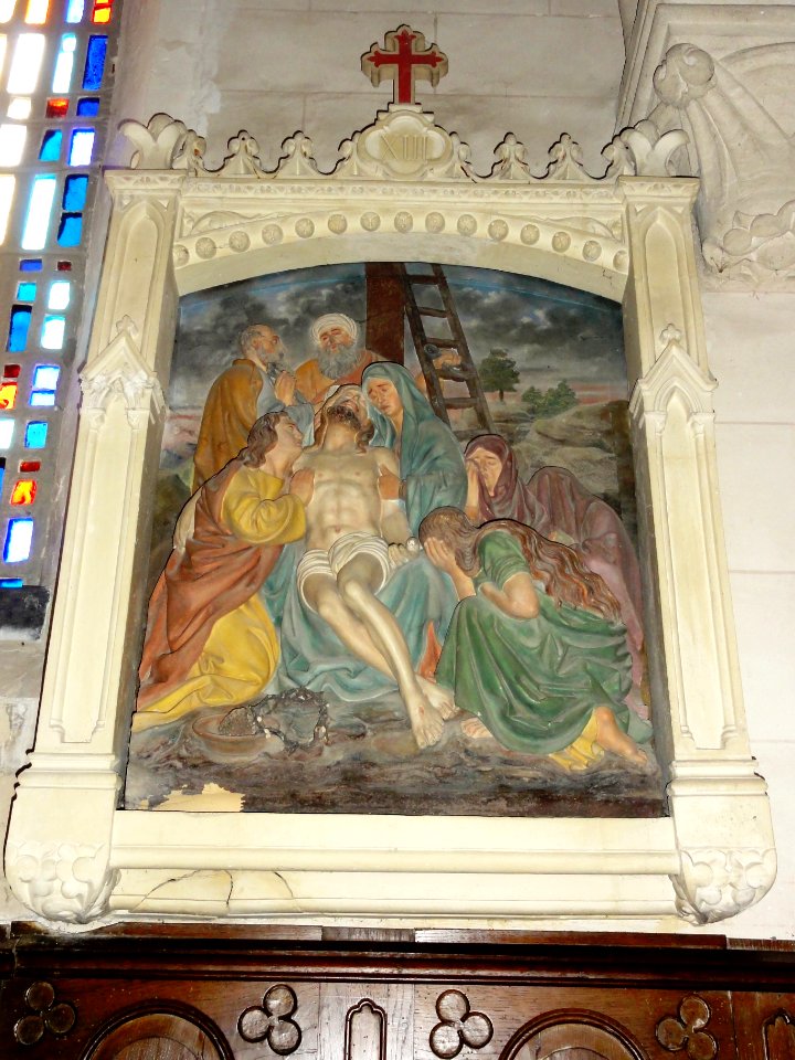 Ourville-en-Caux (Seine-Mar.) église, chemin de croix station 13
