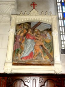 Ourville-en-Caux (Seine-Mar.) église, chemin de croix station 02
