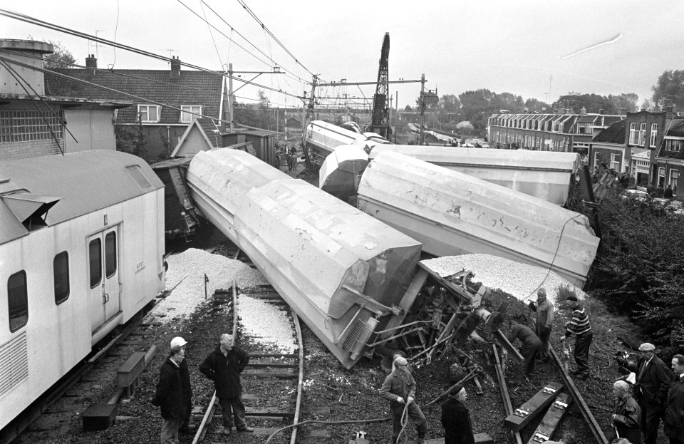 Overzicht van de ontspoorde goederenwagons, Bestanddeelnr 919-6554