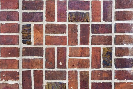 Brick wall red construction