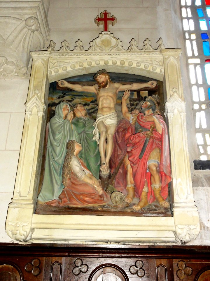 Ourville-en-Caux (Seine-Mar.) église, chemin de croix station 12