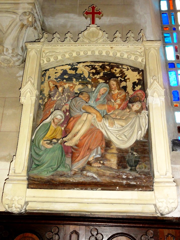 Ourville-en-Caux (Seine-Mar.) église, chemin de croix station 14