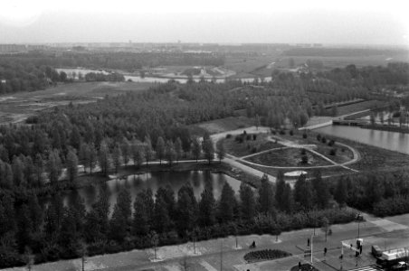 Overzicht Amstelpark, opdracht gemeente Amsterdam, Bestanddeelnr 927-1654