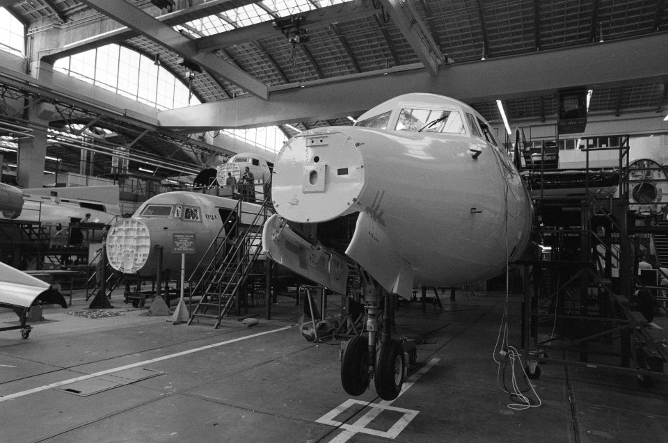 Overdracht 1e Fokker-50 aan DLT ( West Duitsland ) produktielijn Fokker-50, Bestanddeelnr 934-0469