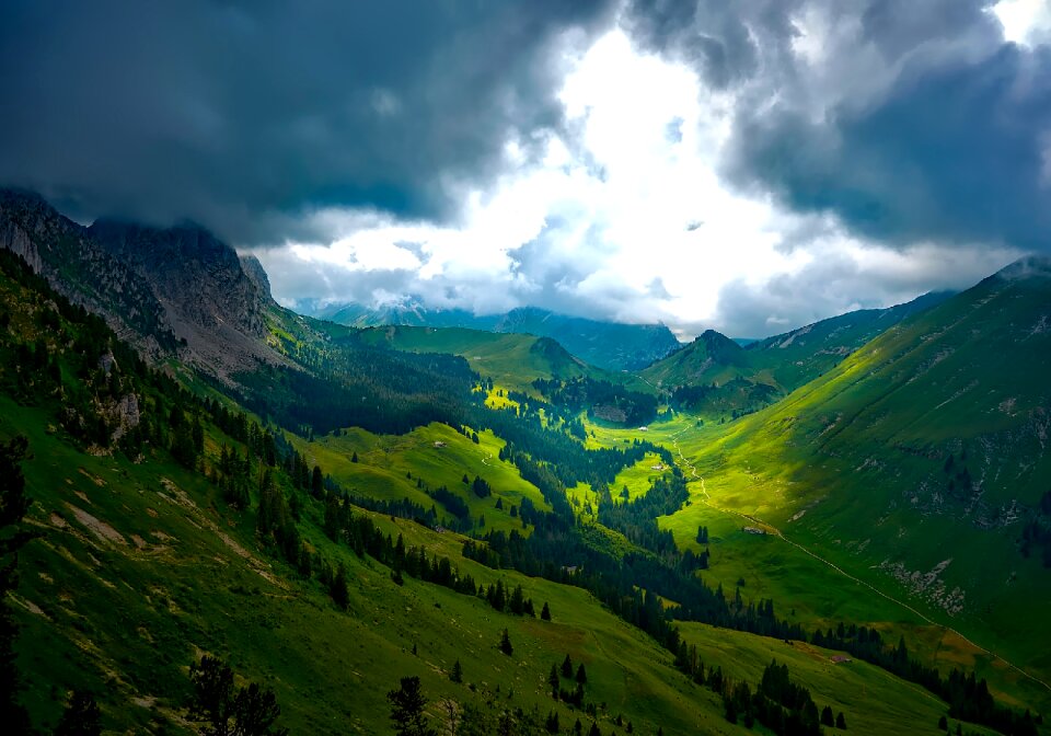 Ravine gorge valley photo