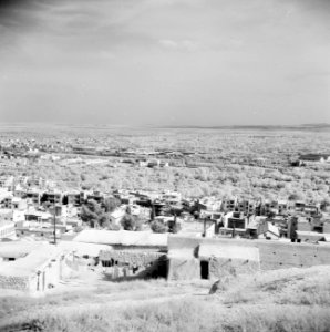 Overzicht van een buitenwijk van de stad Damascus, Bestanddeelnr 255-5823
