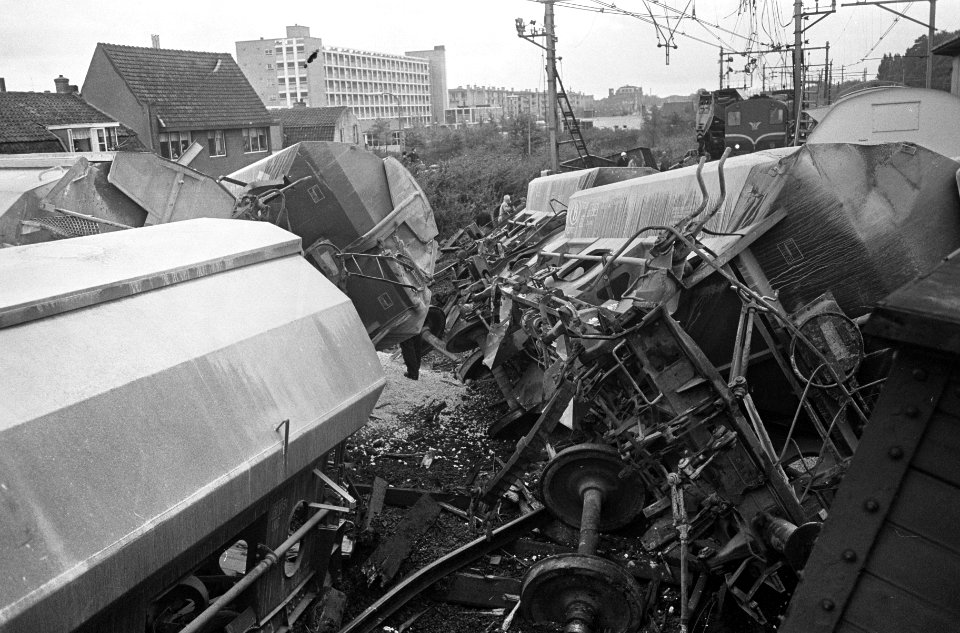 Overzicht van de ontspoorde goederenwagons, Bestanddeelnr 919-6552