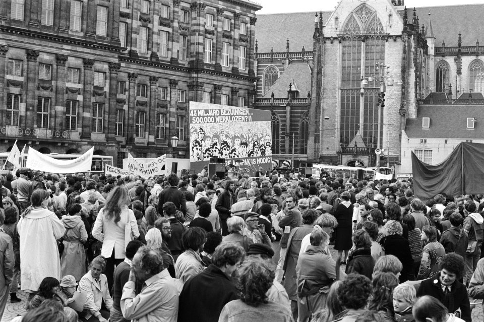 Overzicht van de manifestatie op de Dam, Bestanddeelnr 931-7221