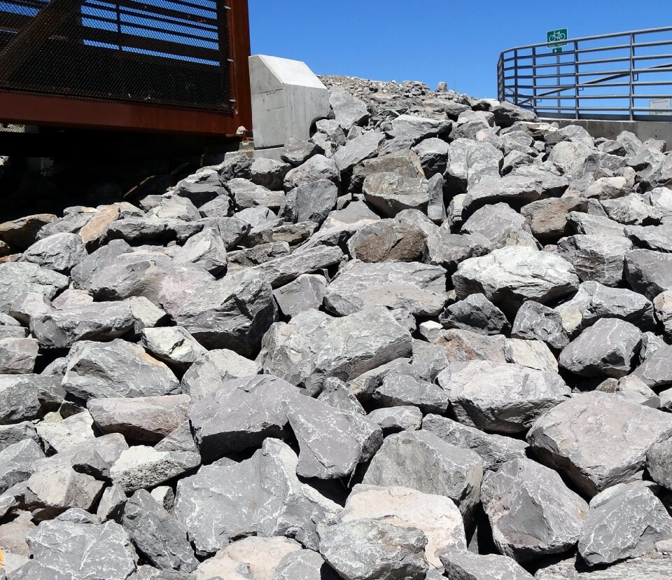 Granite material gravel