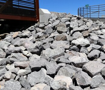 Granite material gravel