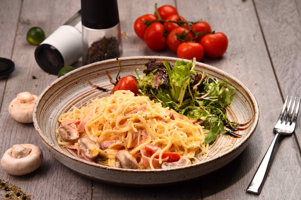 Gourmet pasta italian cuisine