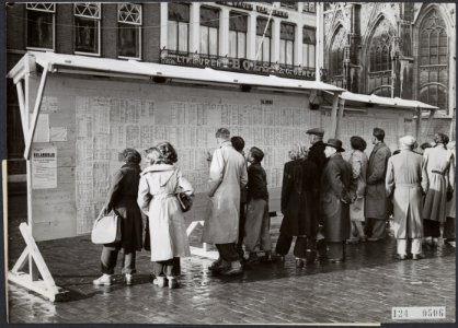 Overstromingen, nationale rouw, Bestanddeelnr 124-0506