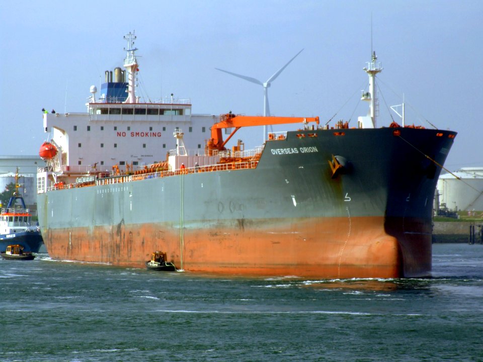 Overseas Orion p3 at the '4e Petroleumhaven', Port of Rotterdam, Holland 18-May-2007