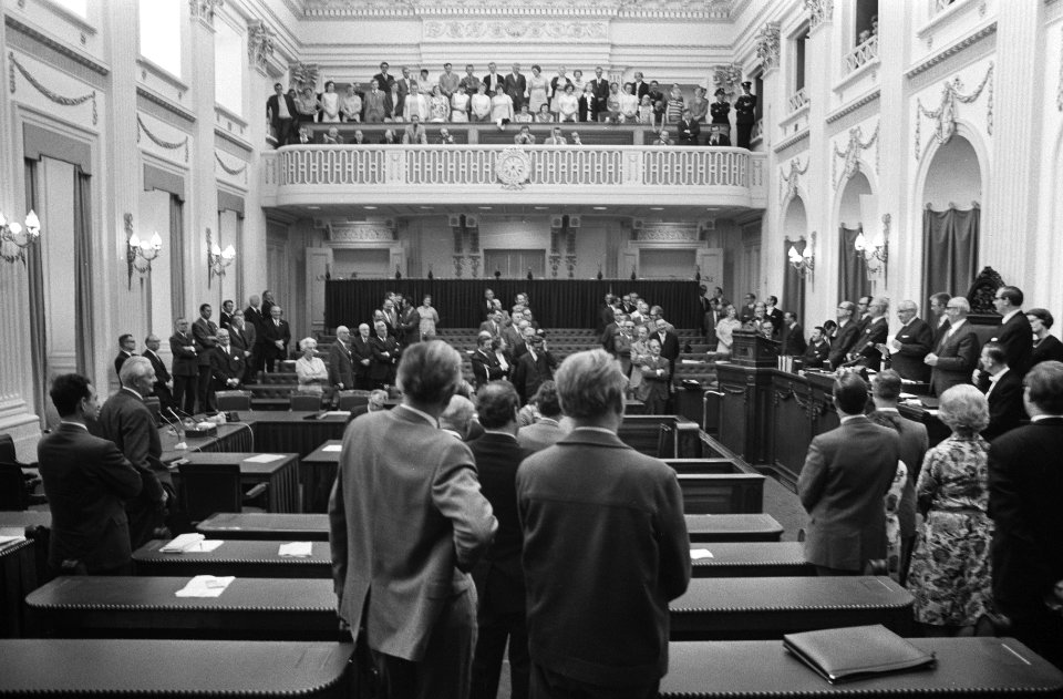 Overzicht van de vergaderzaal, Bestanddeelnr 924-5320