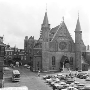 Overzicht Binnenhof Den Haag , ext. Ridderzaal gebouw, Bestanddeelnr 922-7433