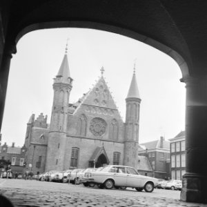 Overzicht Binnenhof Den Haag , ext. Ridderzaal gebouw, Bestanddeelnr 922-7435