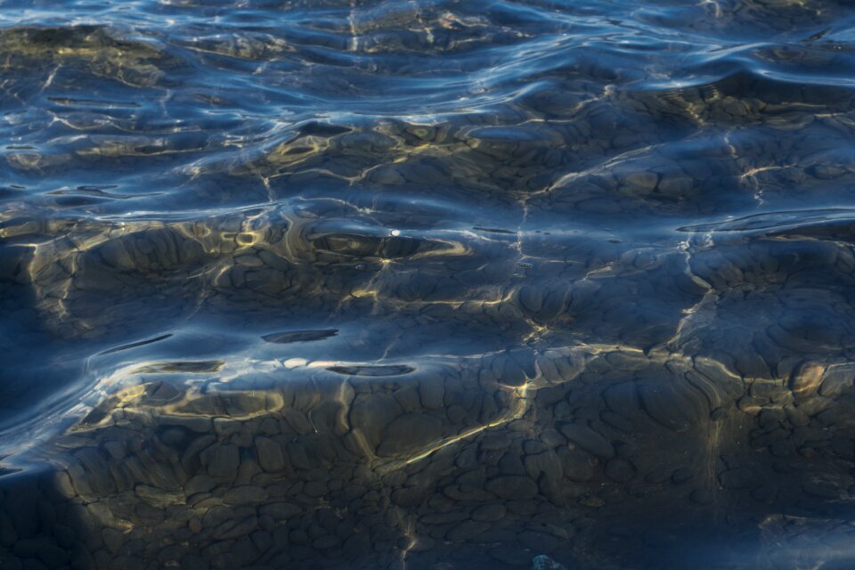 Nature water wave stone