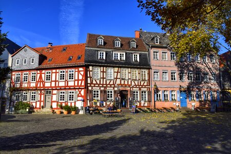 Germany historic center truss photo