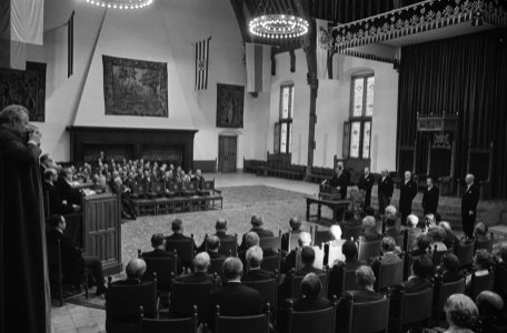 Overzicht van de vergaderzaal, Bestanddeelnr 924-5323