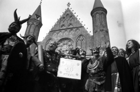 Overzicht met de Ridderzaal op de achtergrond, Bestanddeelnr 926-9853