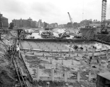 Overzicht van de bouwput bij het Oosterdok, Bestanddeelnr 919-6360