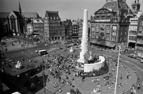 Overzicht van de Dam met Nationaal Monument, Bestanddeelnr 927-3856