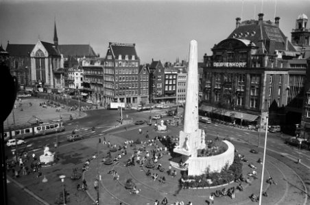 Overzicht van de Dam met Nationaal Monument, Bestanddeelnr 927-3855