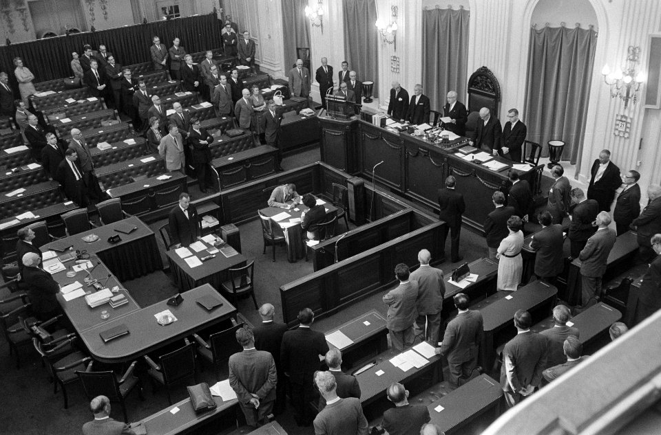 Overzicht van de Tweede Kamer tijdens de behandeling van de volksgezondheid, Bestanddeelnr 919-5818