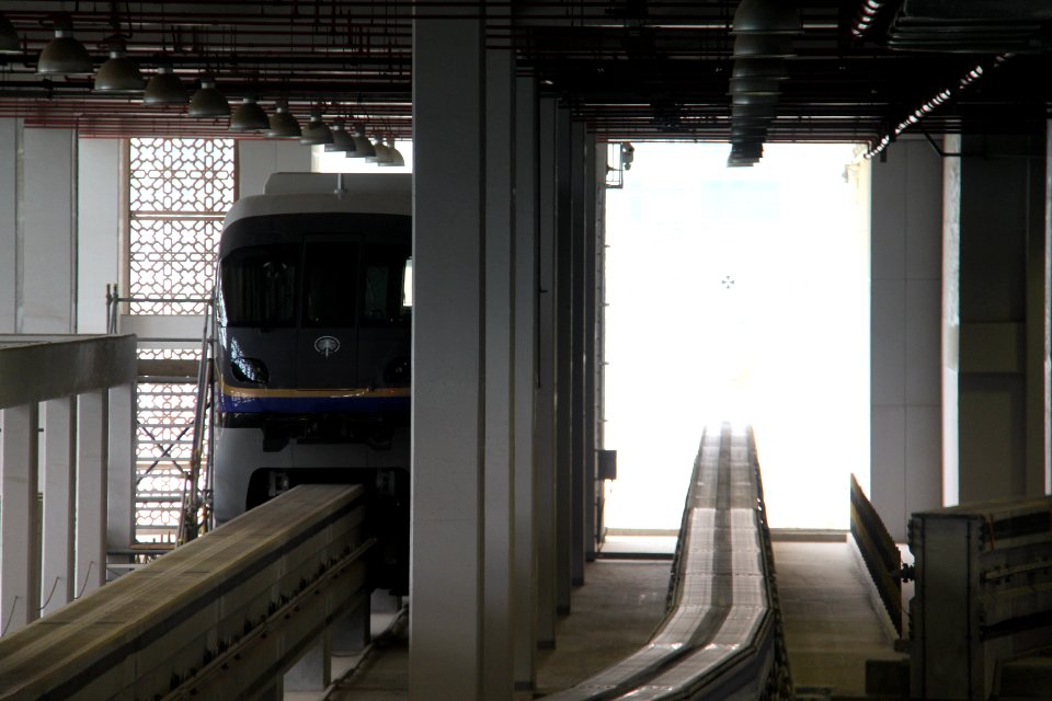 Palm Jumeirah Monorail second train