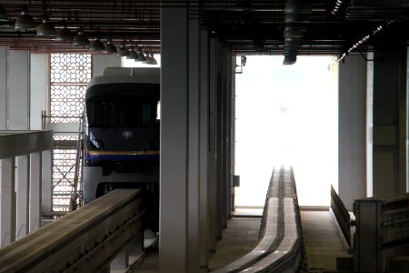 Palm Jumeirah Monorail second train photo